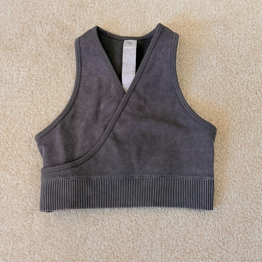 Fabletics Seamless Ribbed Bra + Lounge Shorts Set - image 7